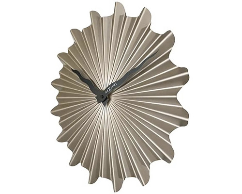 Ceas decorativ de perete Nextime cu model radiant și ace negre