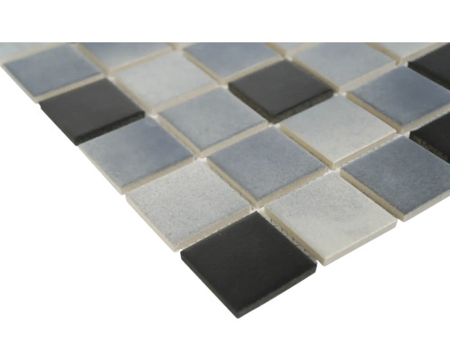 Placă de mozaic ceramică cu elemente pătrate