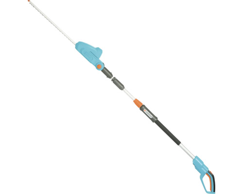 Foarfece cu acumulator Gardena cu mâner telescopic pentru tăierea pomilor