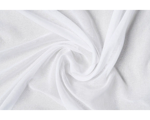 Material cortină alb, transparent și ușor