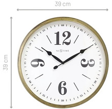 Ceas de perete Nextime, diametru 39 centimetri