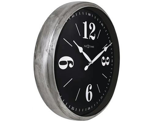 Ceas de perete Nextime cu ramă metalică