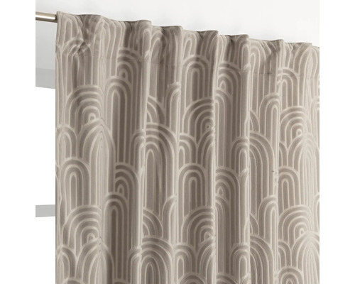 Perdea cu model arcuit țesut
