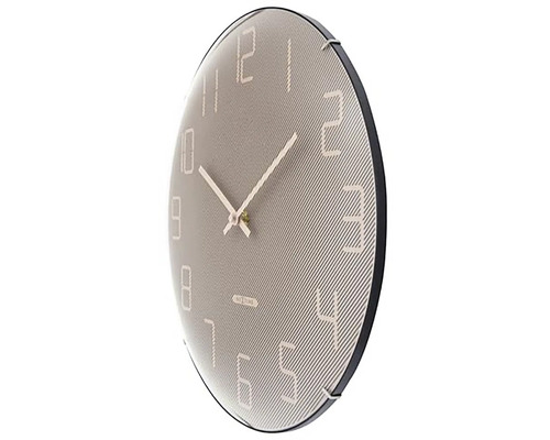 Ceas de perete rotund cu cadran și ace