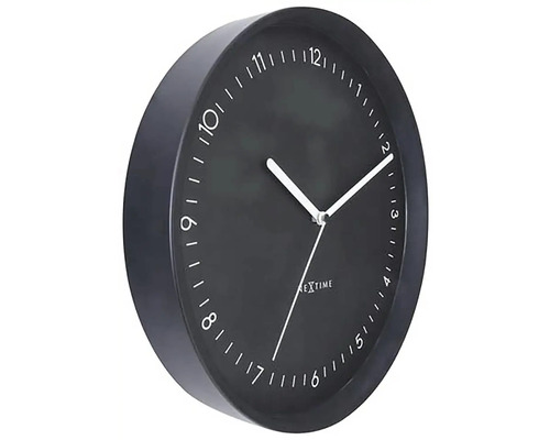 Ceas de perete cu cifre și logo NEXTIME