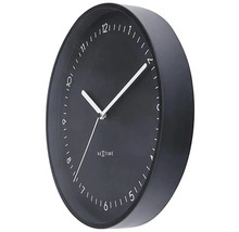 Ceas perete NeXtime Berlin negru Ø 30 cm