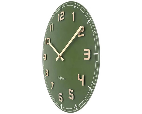 Ceas de perete Nextime cu cadran și afișaj orar