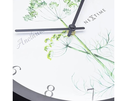 Ceas de perete NEXTIME cu model de mărar