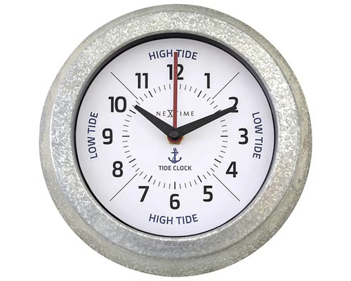 Ceas de maree Nextime Tide Clock cu ramă metalică