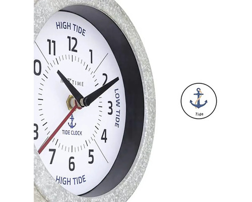 Ceas pentru maree Nextime cu indicator pentru flux și reflux