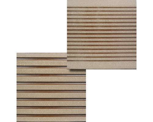 Deck din lemn compozit cu suprafață canelată