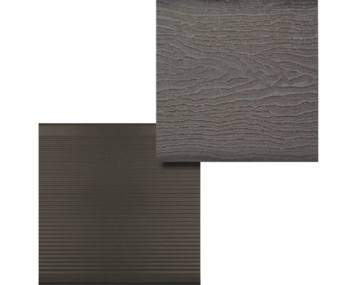 Plăci de terasă din lemn și plastic, cu structură de lemn și suprafață canelată