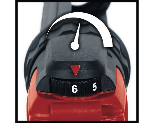 Vizualizare detaliată a unui regulator de viteză pe o unealtă