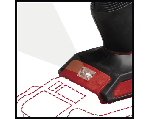 Prim-plan cu capsator cu acumulator și iluminare LED