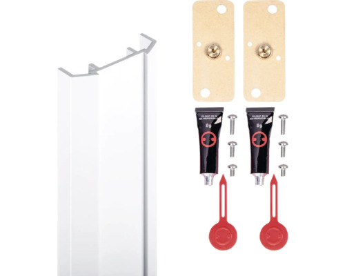 Garnitură de duș cu accesorii de montaj