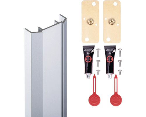 Profil din aluminiu, inclusiv accesorii de montaj