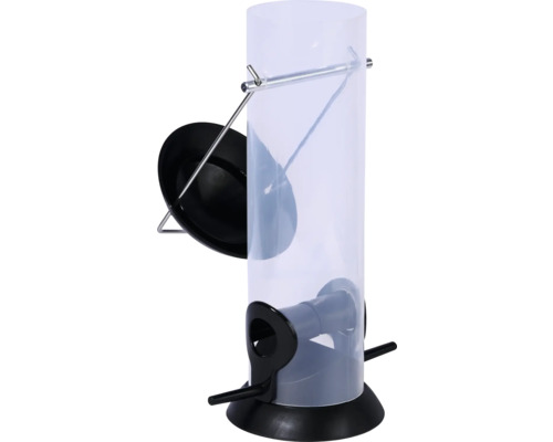 Hrănitor pentru păsări cu suporturi și recipient transparent