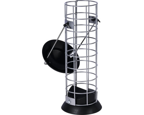 Hrănitor pentru păsări cu grilaj metalic