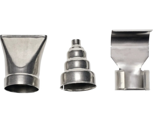 Trei duze metalice pentru pistoale cu aer cald