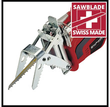 Logo Einhell. Lamă de ferăstrău Swiss Made.