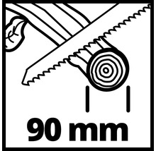 Fierăstrău taie lemn de până la 90 milimetri grosime