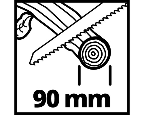 Fierăstrău taie lemn de până la 90 milimetri grosime