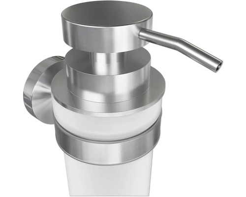 Dozator de săpun de perete din oțel inoxidabil și plastic