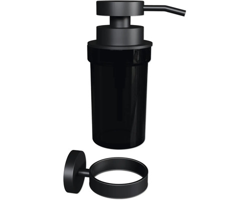 Dozator de săpun negru pentru montare pe perete