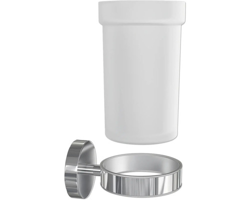 Pahar pentru periuța de dinți cu suport pentru montare pe perete