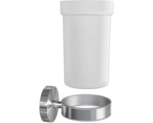 Pahar pentru periuțe de dinți cu suport de perete din oțel inoxidabil