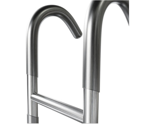 Detalii scară din oțel inoxidabil