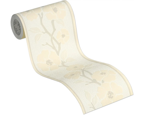 Bordură tapet cu model floral pe rolă