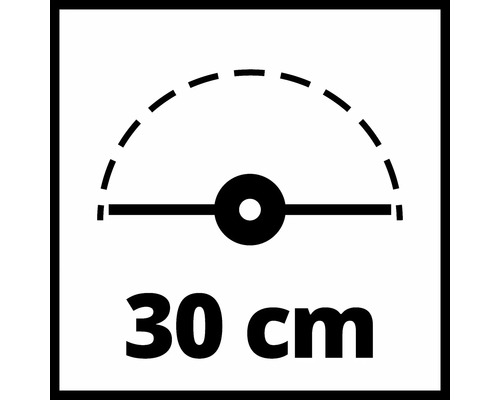 Simbol pentru o zonă de pivotare de 30 de centimetri