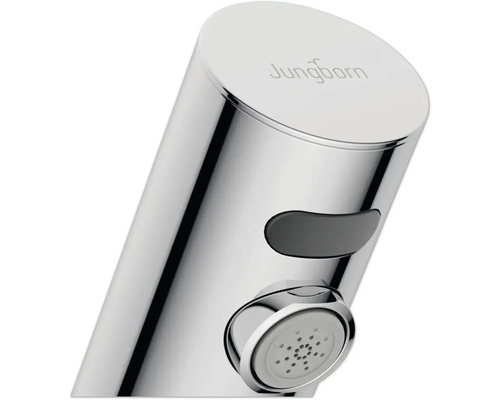 Logo Jungborn pe un cap de duș