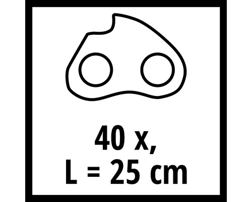 Simbol lanț 40 bucăți lungime 25 cm