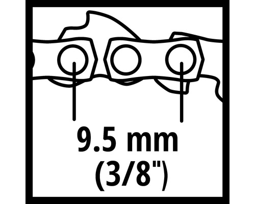 Pasul lanțului pentru drujbă 9,5 mm (3/8 inch)