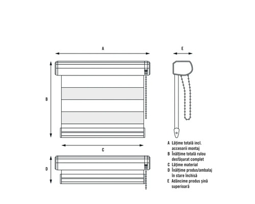 Dimensiunile unei role