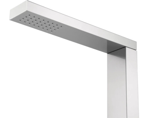 Baterie de duș rectangulară pentru montare pe perete