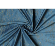 Material decorativ albastru cu model auriu