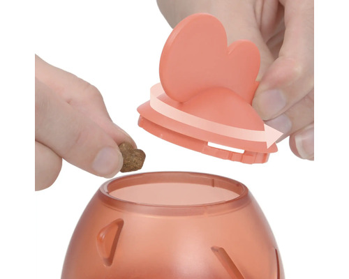 Alimentator automat pentru animale de companie umplut cu hrană