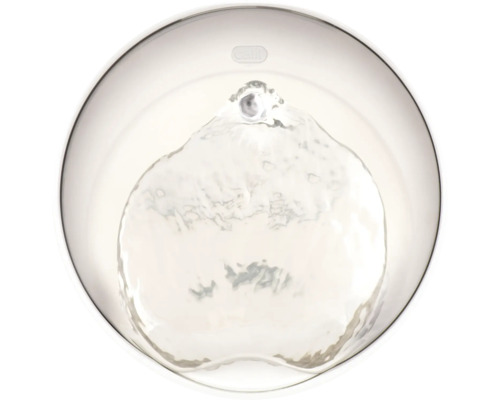 Fântână pentru pisici cu apă curgătoare într-un vas rotund