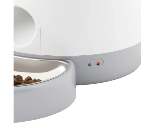 Alimentator automat pentru animale de companie cu vas și lumini de control