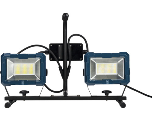 Reflectoare duble LED de șantier pe trepied pentru utilizare pe șantiere