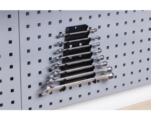 Set de chei combinate pe panou perforat
