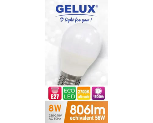 Bec LED Gelux 8 W cu soclu E27