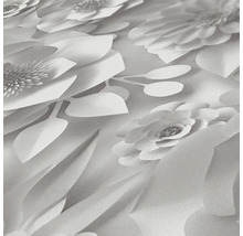 Prim-plan cu un tapet texturat cu model floral