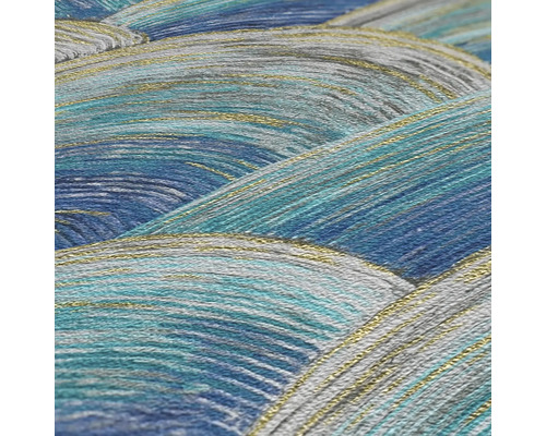 Prim-plan cu un tapet cu model ondulat