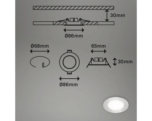 Desen tehnic al unei lămpi de tavan cu dimensiuni