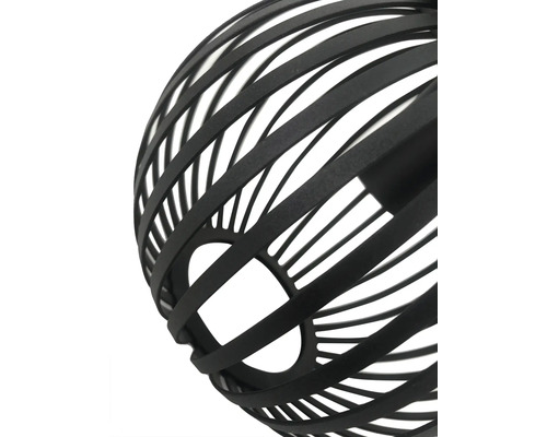 Lumină suspendată decorativă, sferică, din fâșii metalice