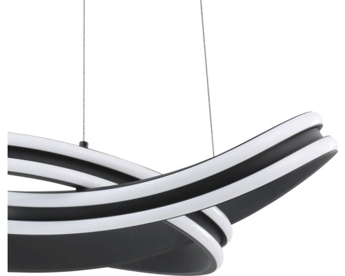Lumină suspendată LED modernă cu design curbat